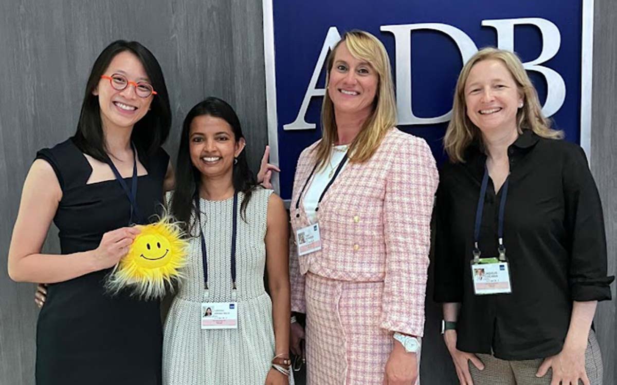 The USAID-NREL Partnership representatives at the Asia Clean Energy Forum (from left to right): Derina Man, Carishma Gokhale-Welch, Tami Reynolds, and Jaquelin Cochran. Derina Man, Carishma Gokhale-Welch, Tami Reynolds, and Jaquelin Cochran.